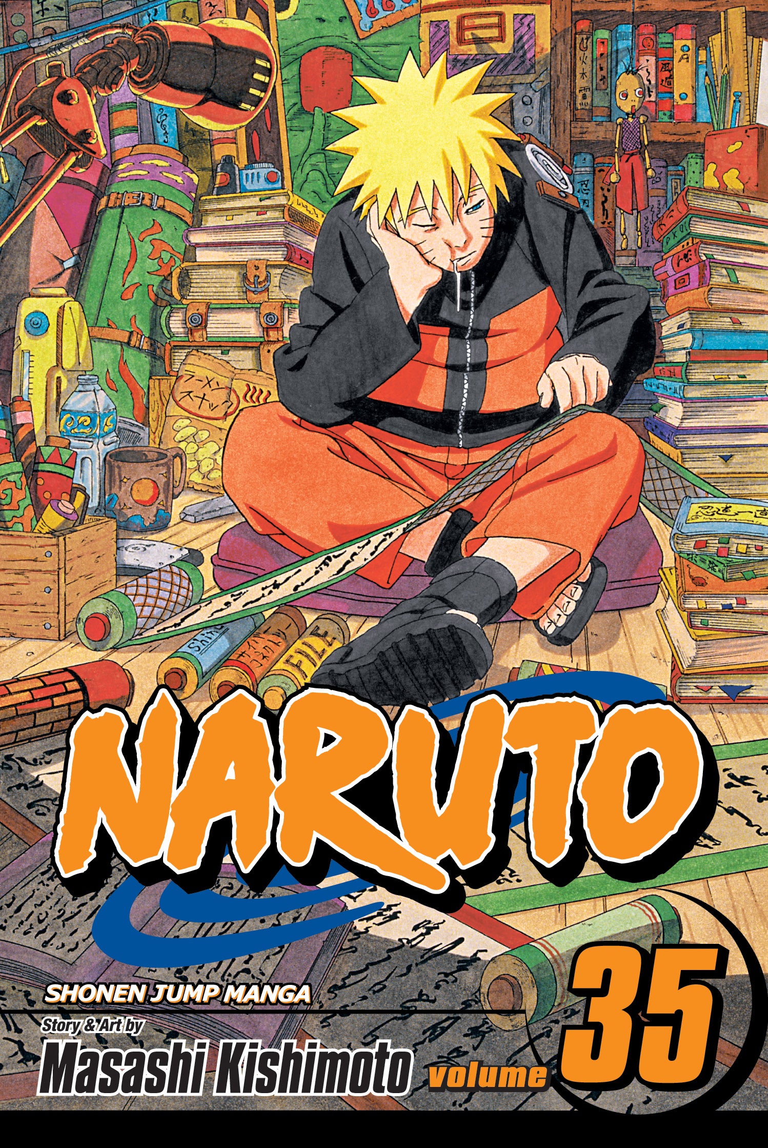 Naruto, Vol. 35 — manga cover