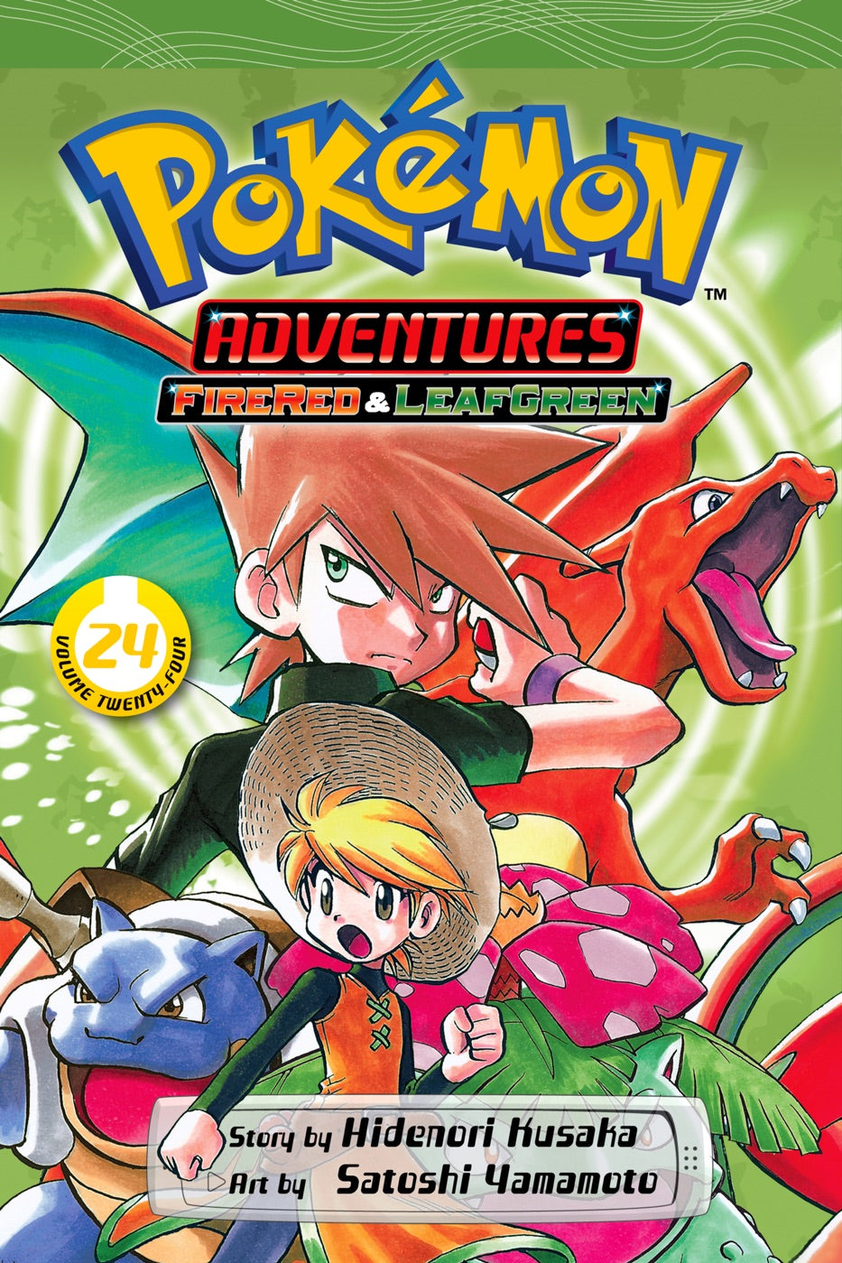 Pokémon Adventures (FireRed and LeafGreen), Vol. 24 — manga cover