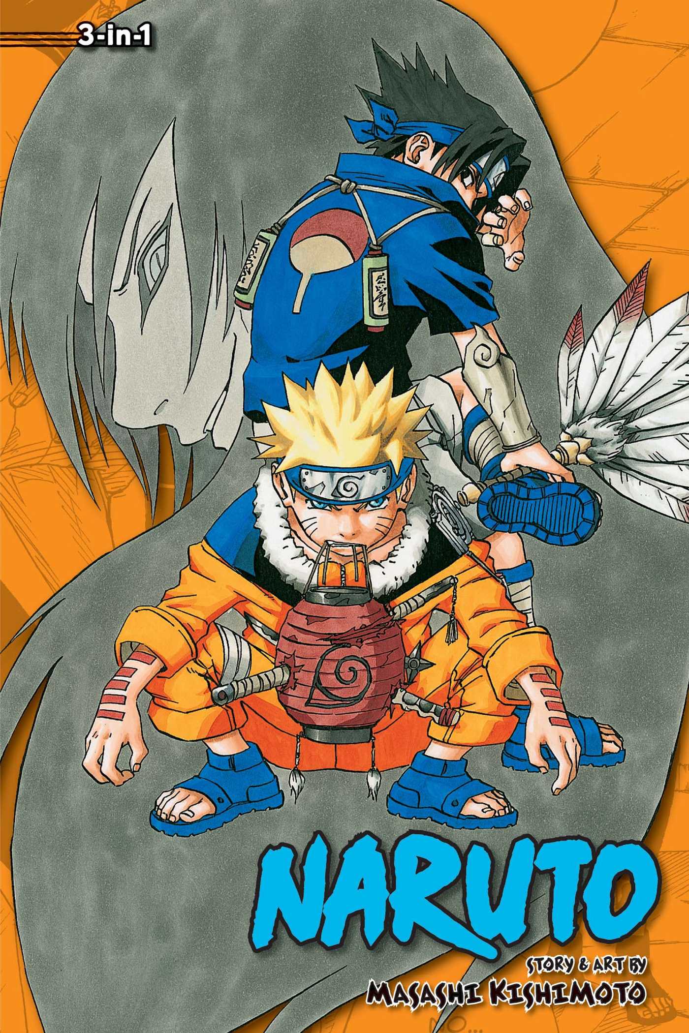 Naruto (3-in-1 Edition), Vol. 3 — manga cover