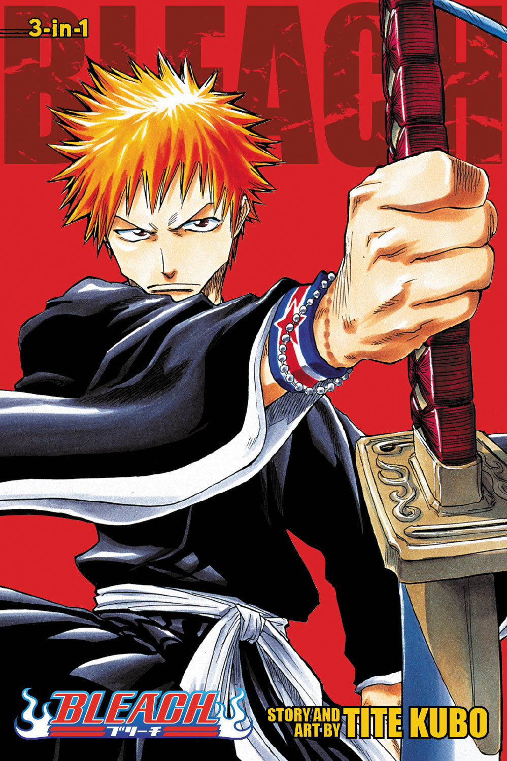 Bleach (3-in-1 Edition), Vol. 1 — manga cover