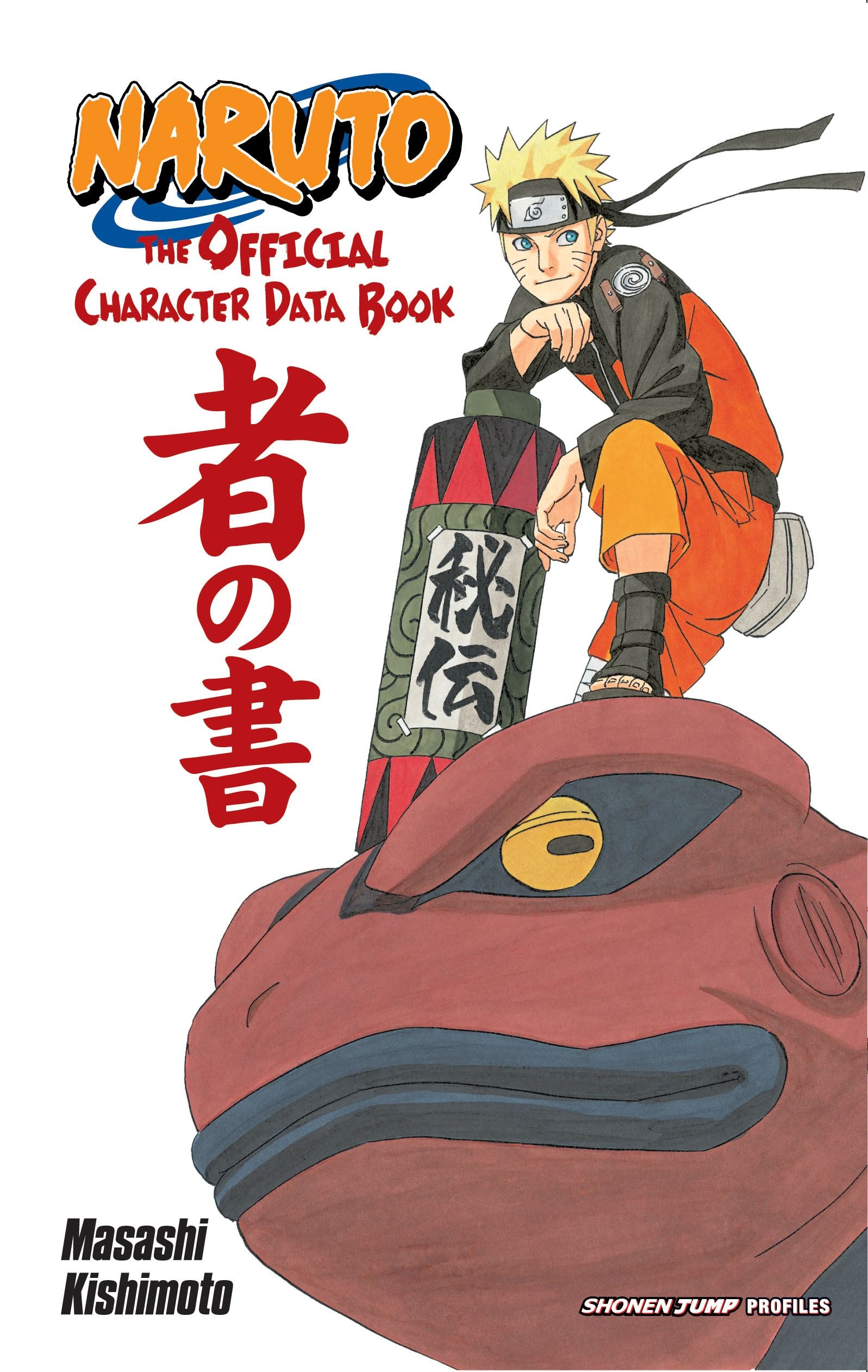 Naruto: The Official Character Data Book — manga cover