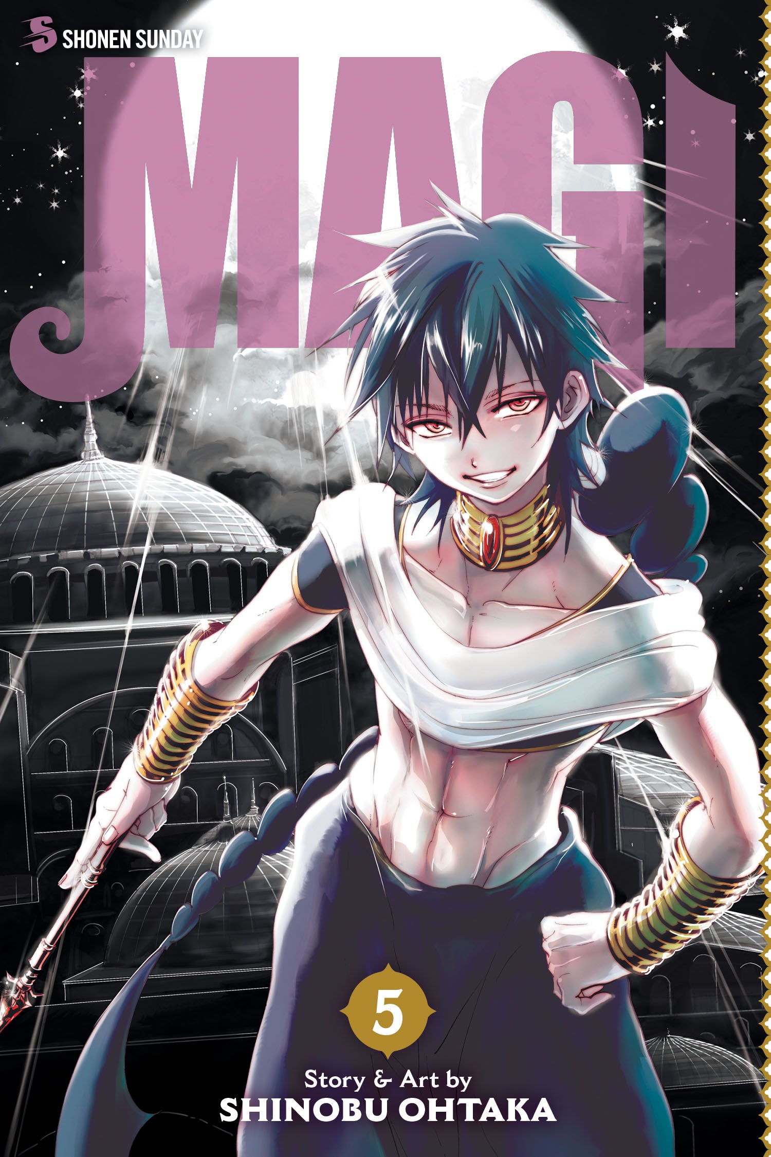 Magi: The Labyrinth of Magic, Vol. 5 — manga cover