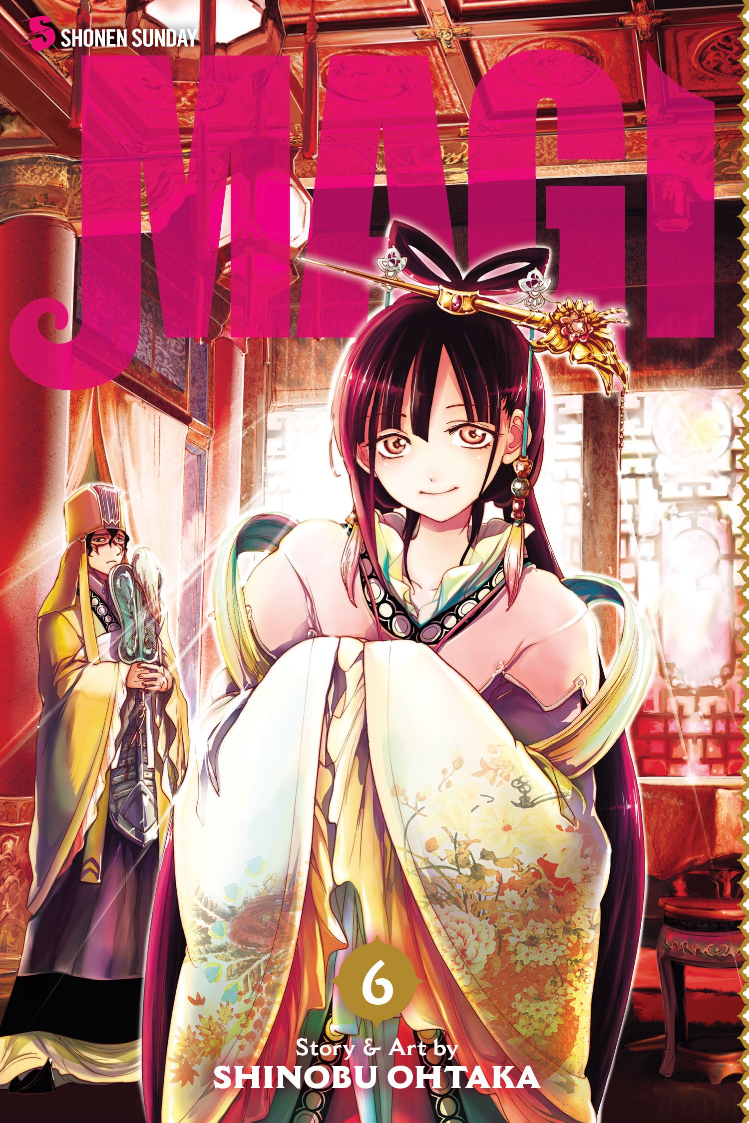 Magi: The Labyrinth of Magic, Vol. 6 — manga cover