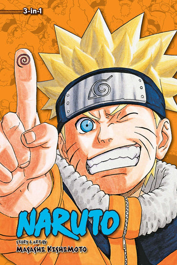 Naruto (3-in-1 Edition), Vol. 8 — manga cover