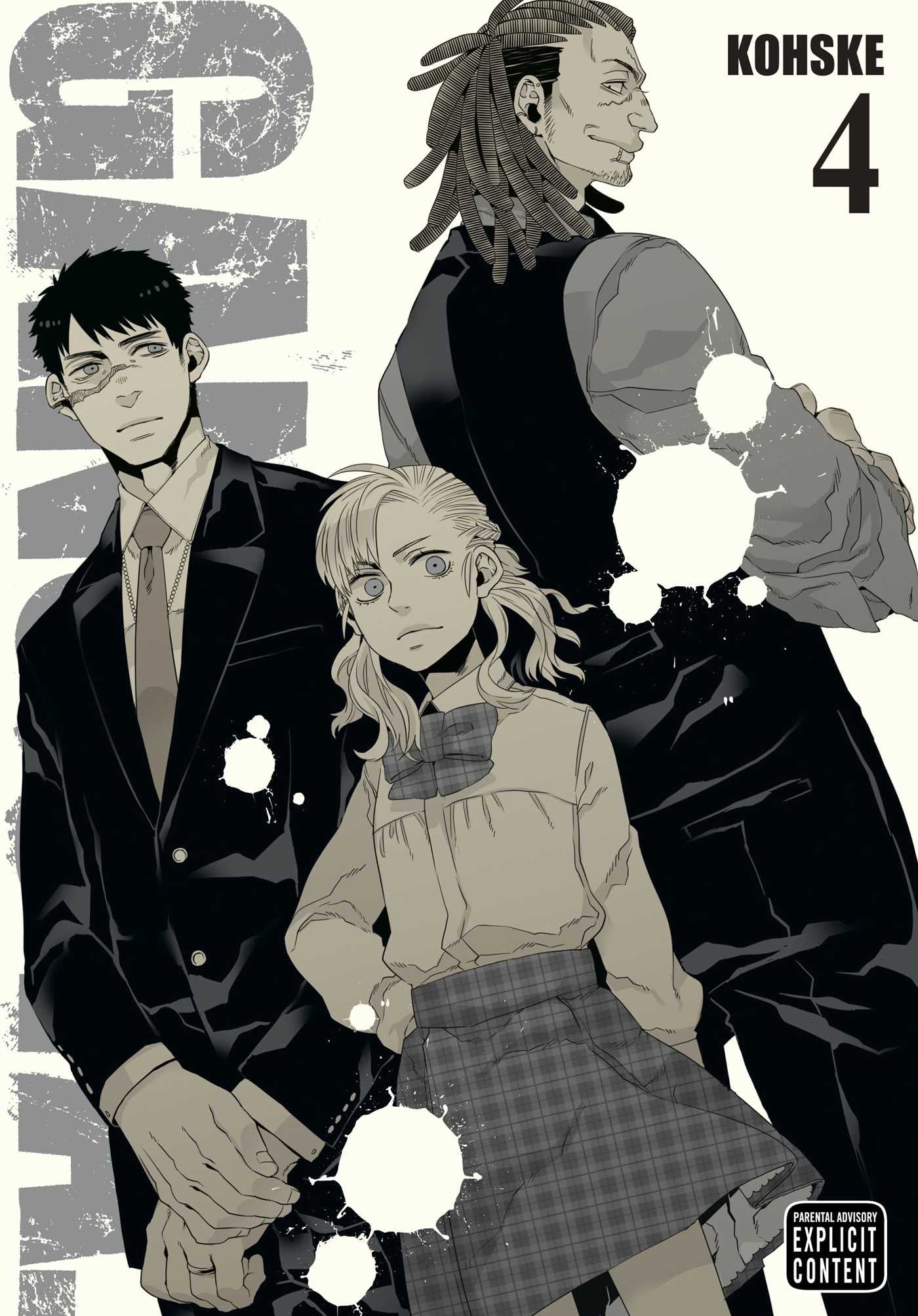 Gangsta., Vol. 4 — manga cover