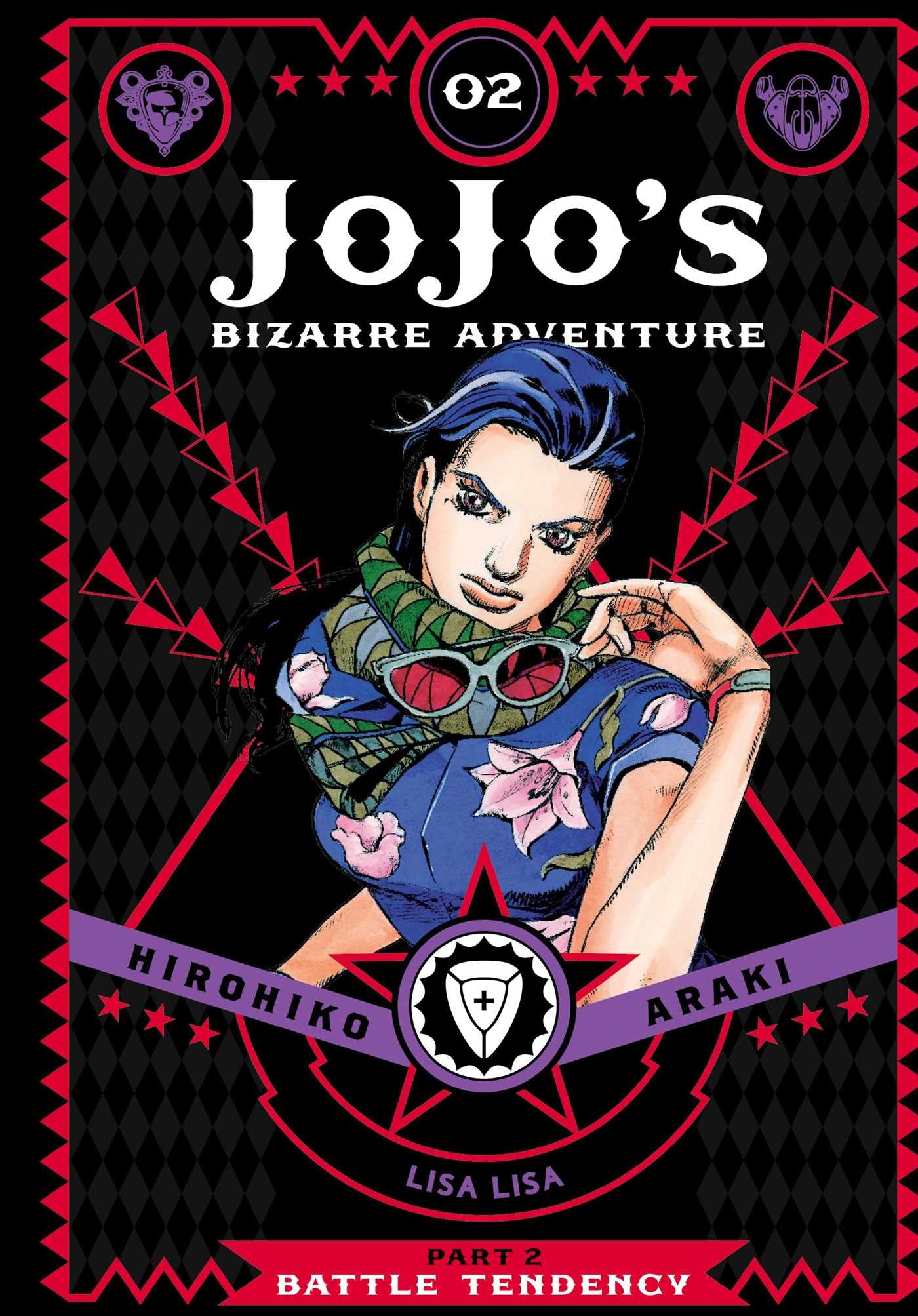 JoJo's Bizarre Adventure: Part 2--Battle Tendency, Vol. 2 — manga cover