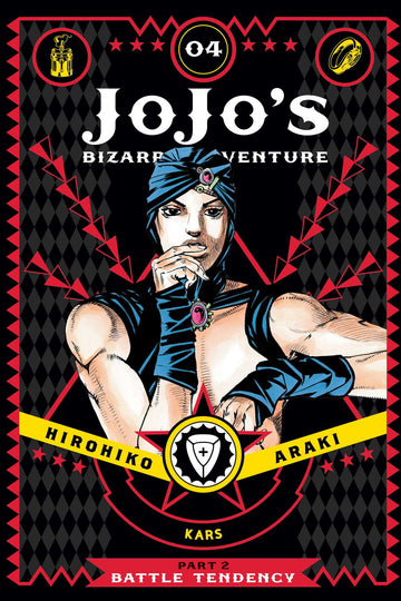 JoJo's Bizarre Adventure: Part 2--Battle Tendency, Vol. 4 — manga cover