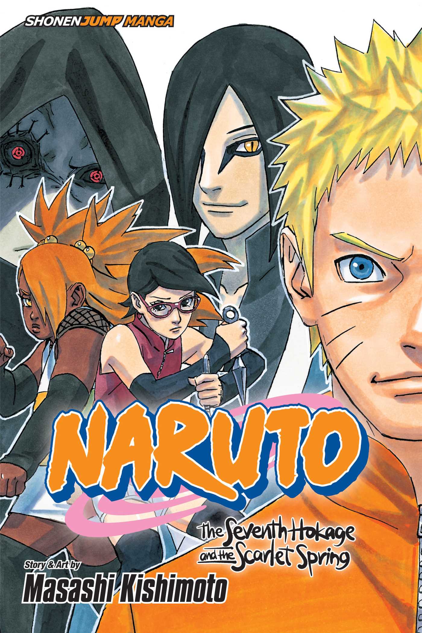 Naruto: The Seventh Hokage and the Scarlet Spring — manga cover