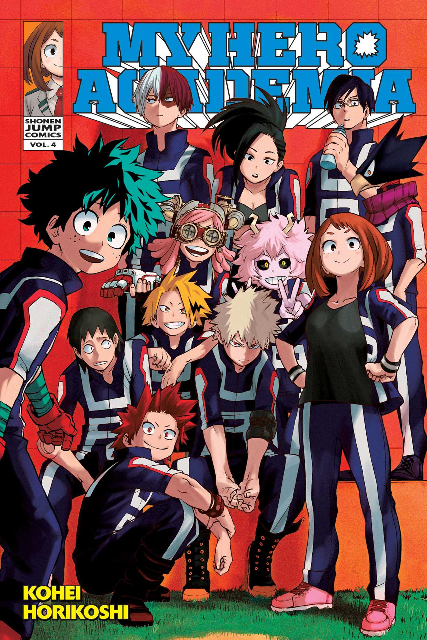My Hero Academia, Vol. 4 — manga cover