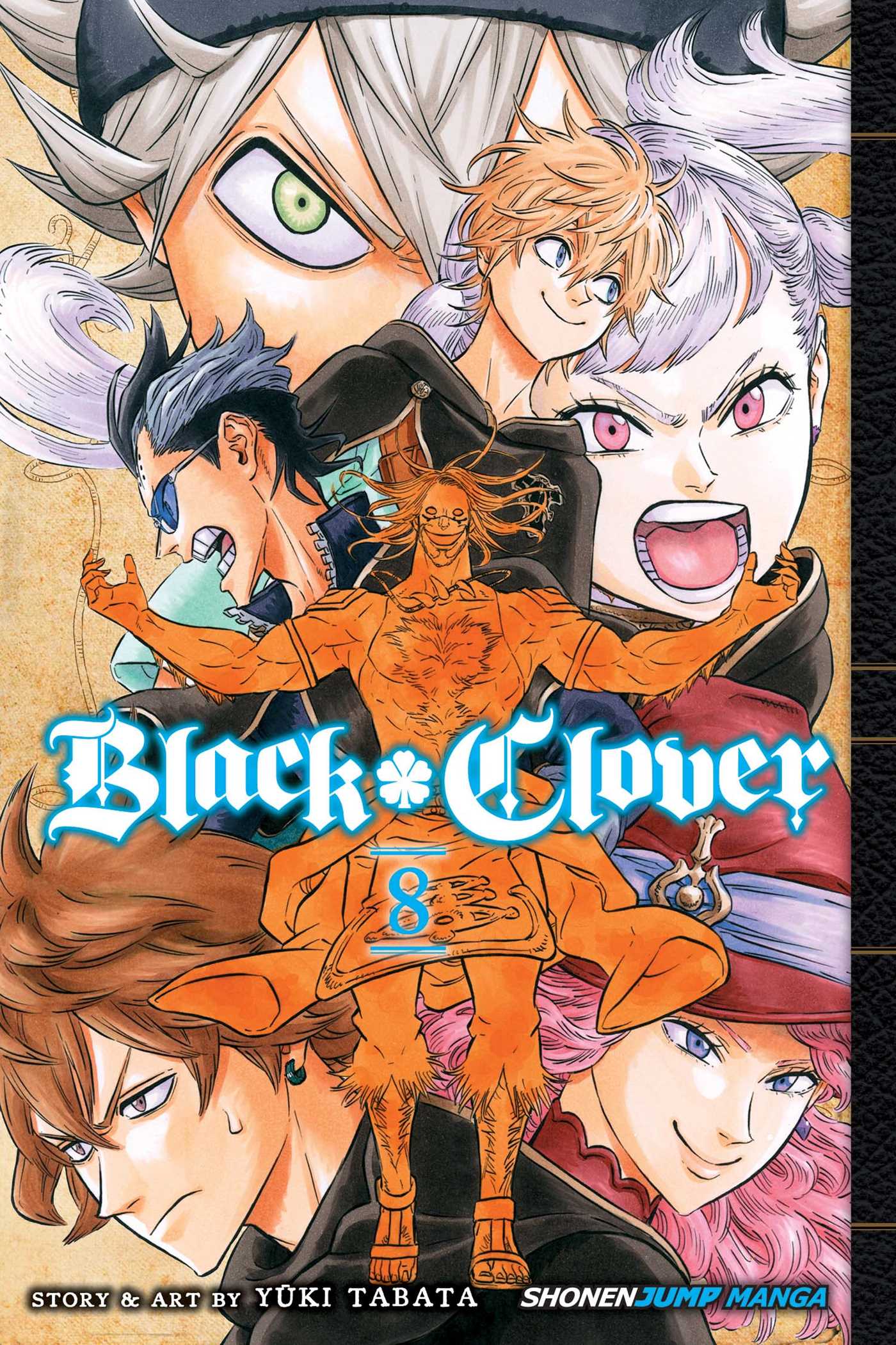 Black Clover, Vol. 8 — manga cover