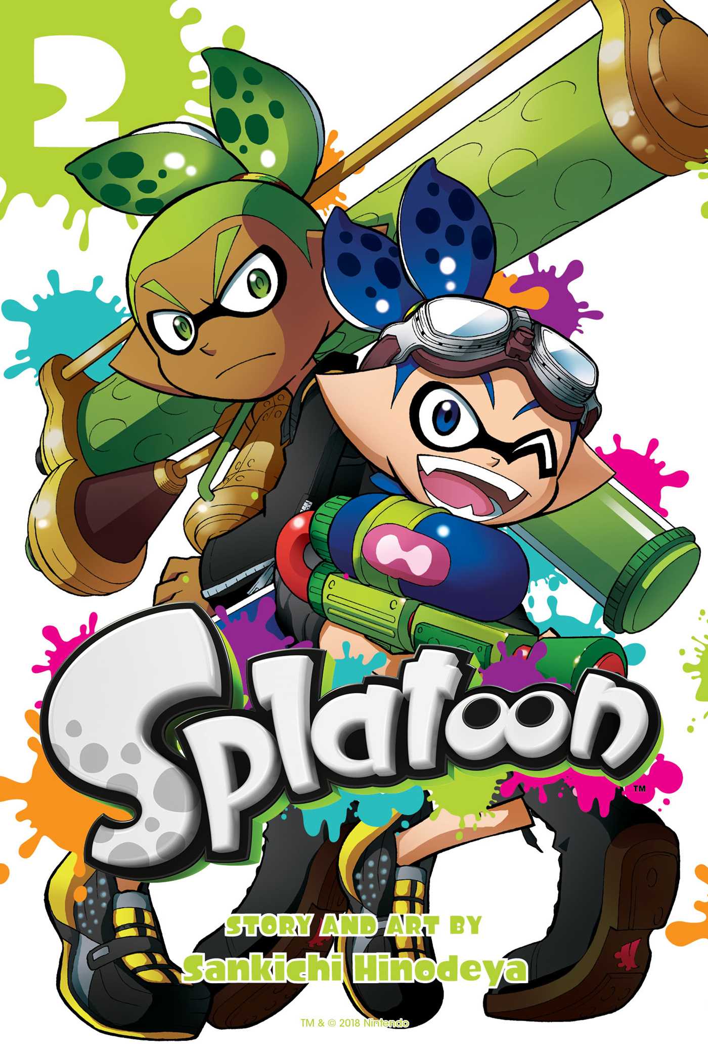 Splatoon, Vol. 2 — manga cover