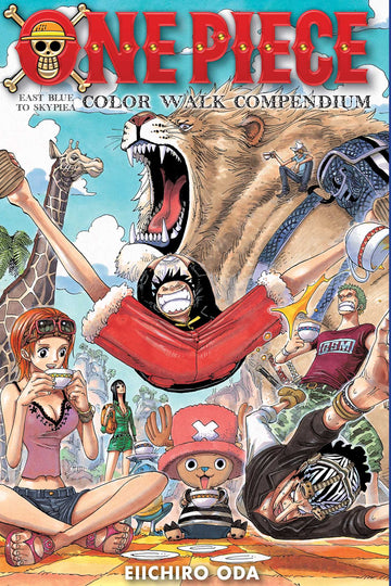 One Piece Color Walk Compendium: East Blue to Skypiea — manga cover