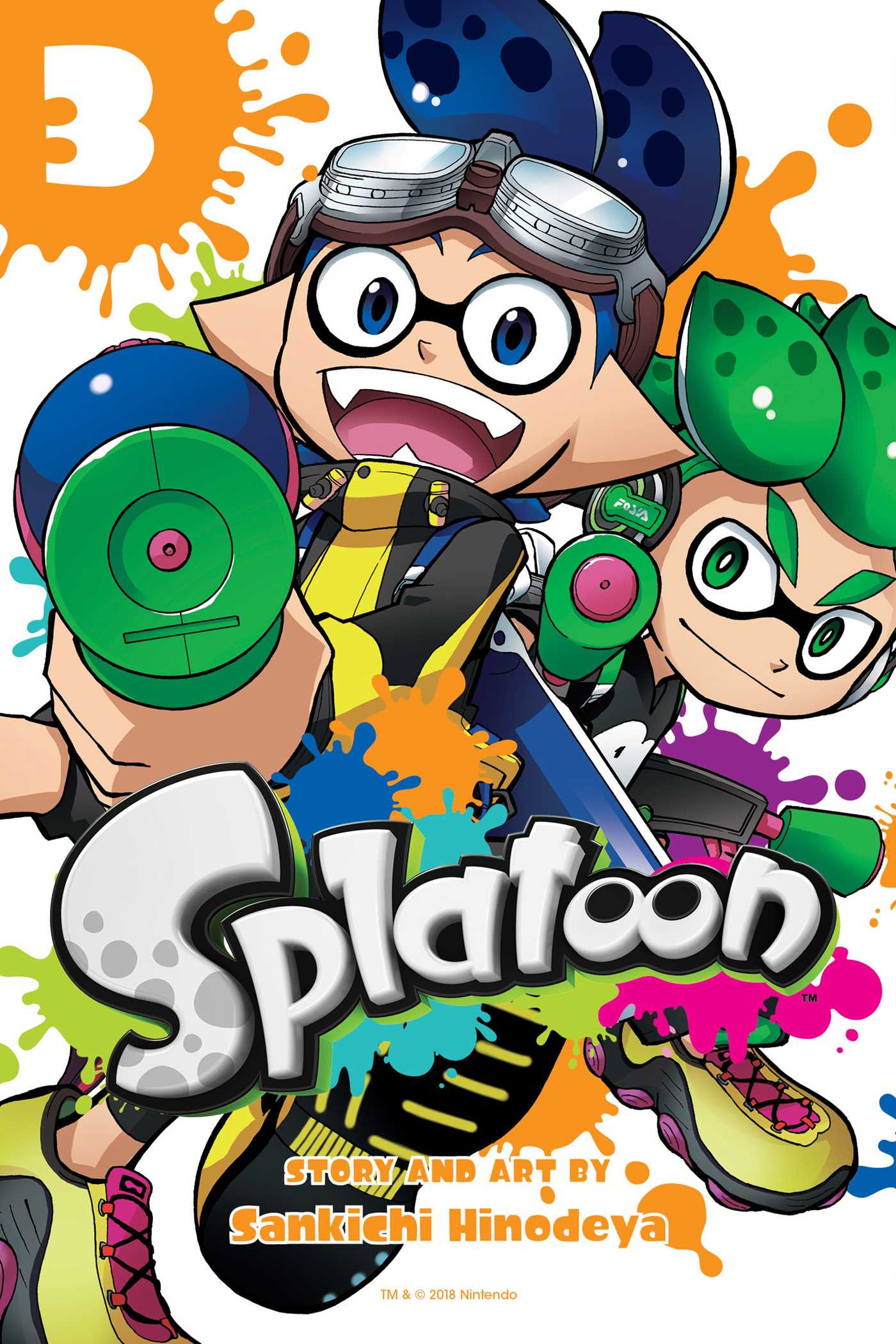 Splatoon, Vol. 3 — manga cover