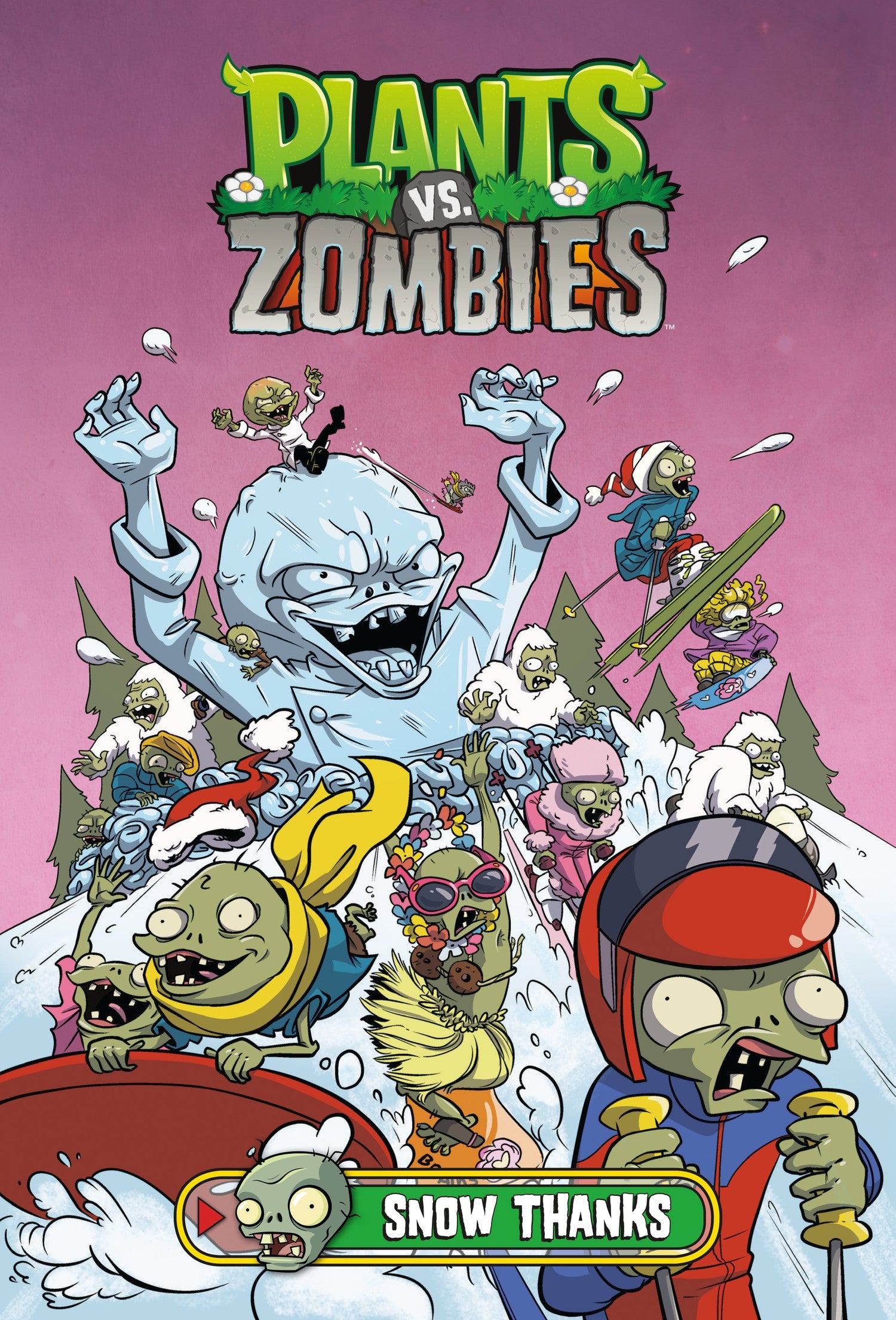 Plants vs. Zombies Volume 13: Snow Thanks — manga cover