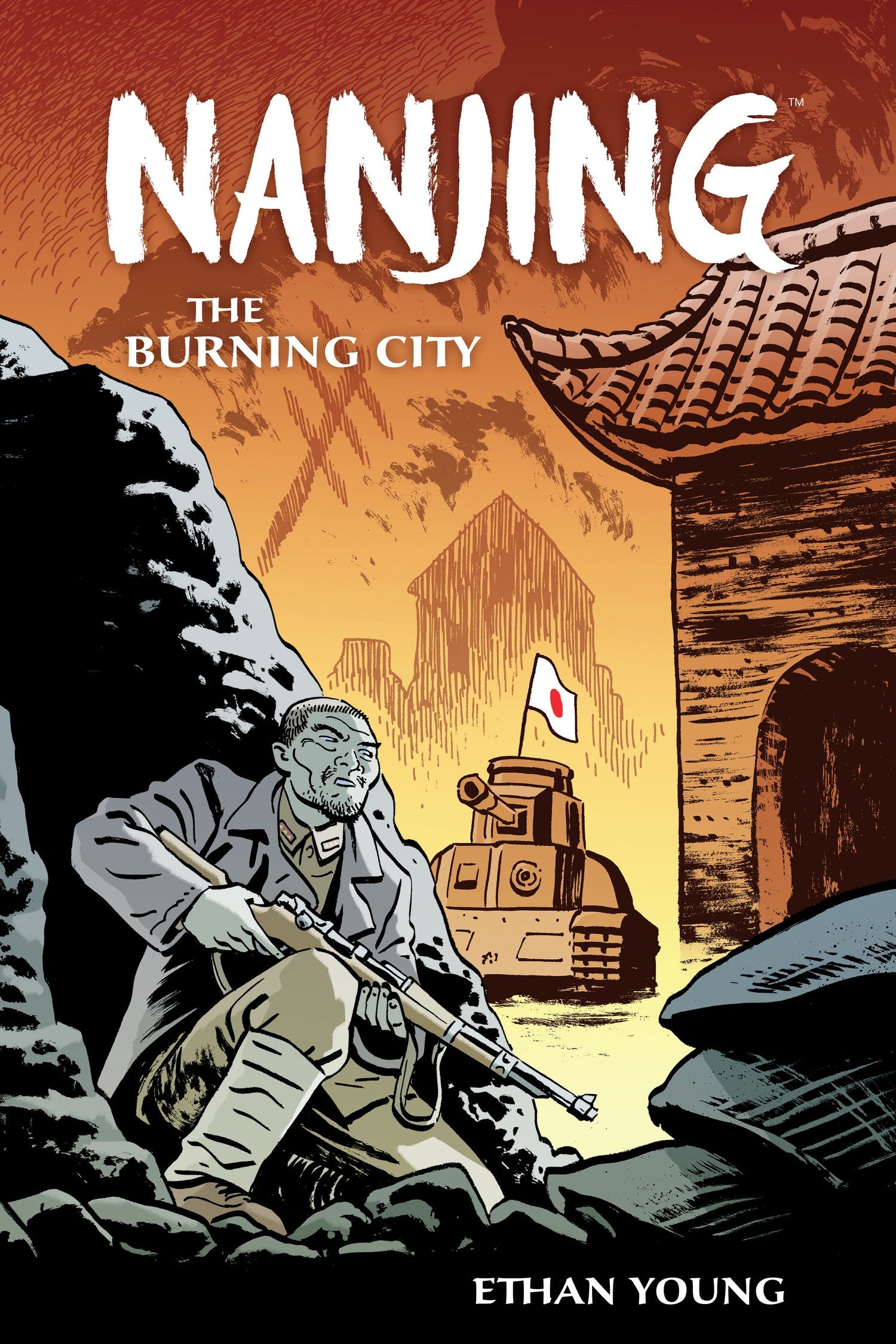 Nanjing: The Burning City — manga cover