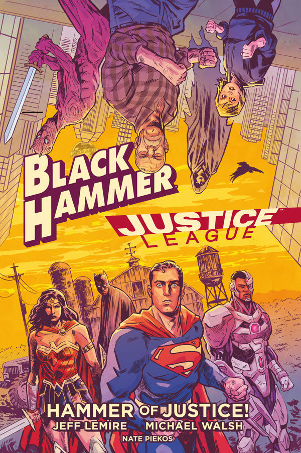 Black Hammer/Justice League: Hammer of Justice! — manga cover