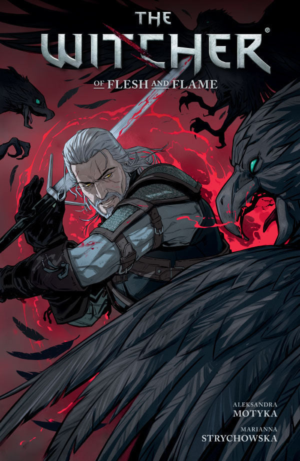 The Witcher Volume 4: Of Flesh and Flame — manga cover