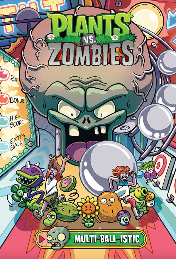 Plants vs. Zombies Volume 17: Multi-ball-istic — manga cover