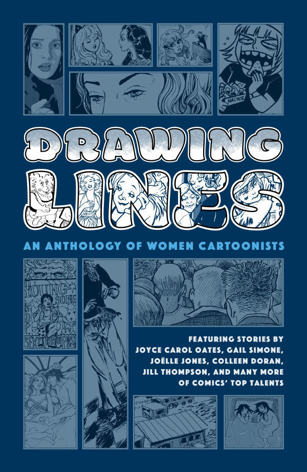 Drawing Lines: An Anthology of Women Cartoonists — manga cover