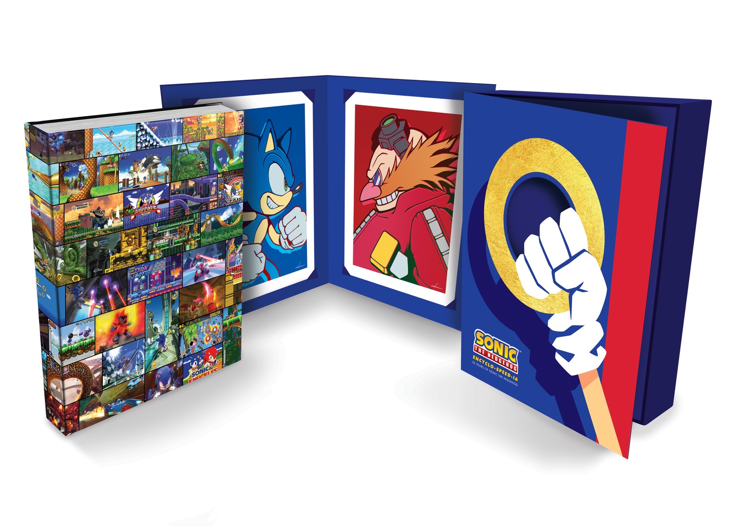 Sonic the Hedgehog Encyclo-speed-ia (Deluxe Edition) — manga cover