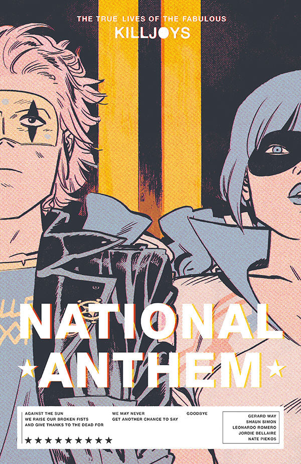 The True Lives of the Fabulous Killjoys: National Anthem — manga cover