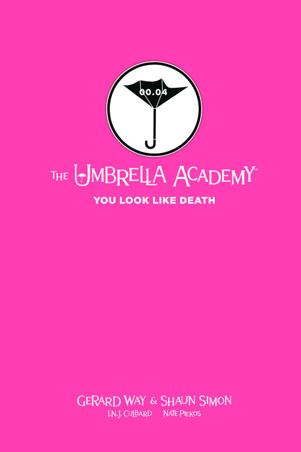 Tales from the Umbrella Academy: You Look Like Death Library Edition — manga cover