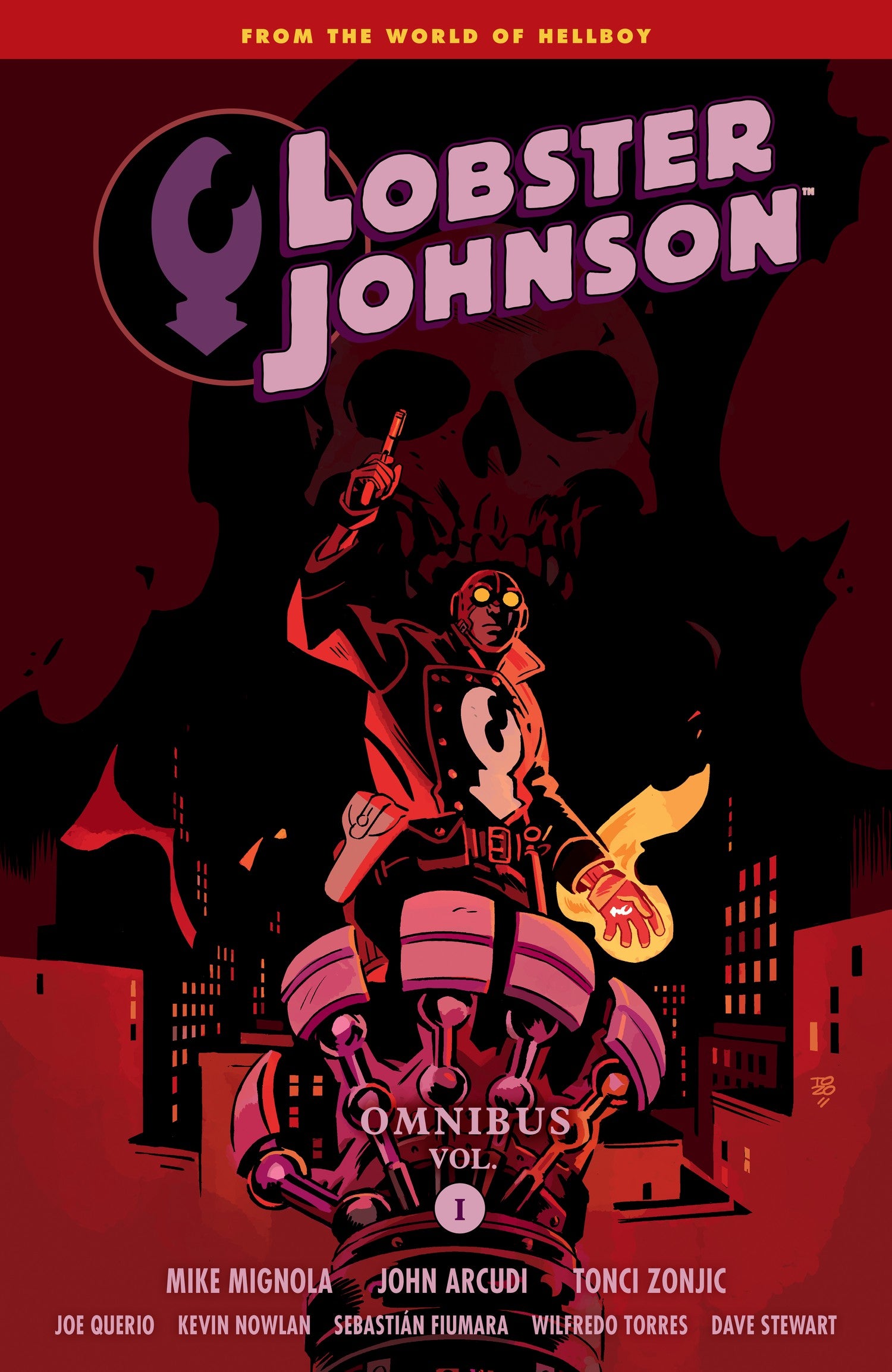 Lobster Johnson Omnibus Volume 1 — manga cover
