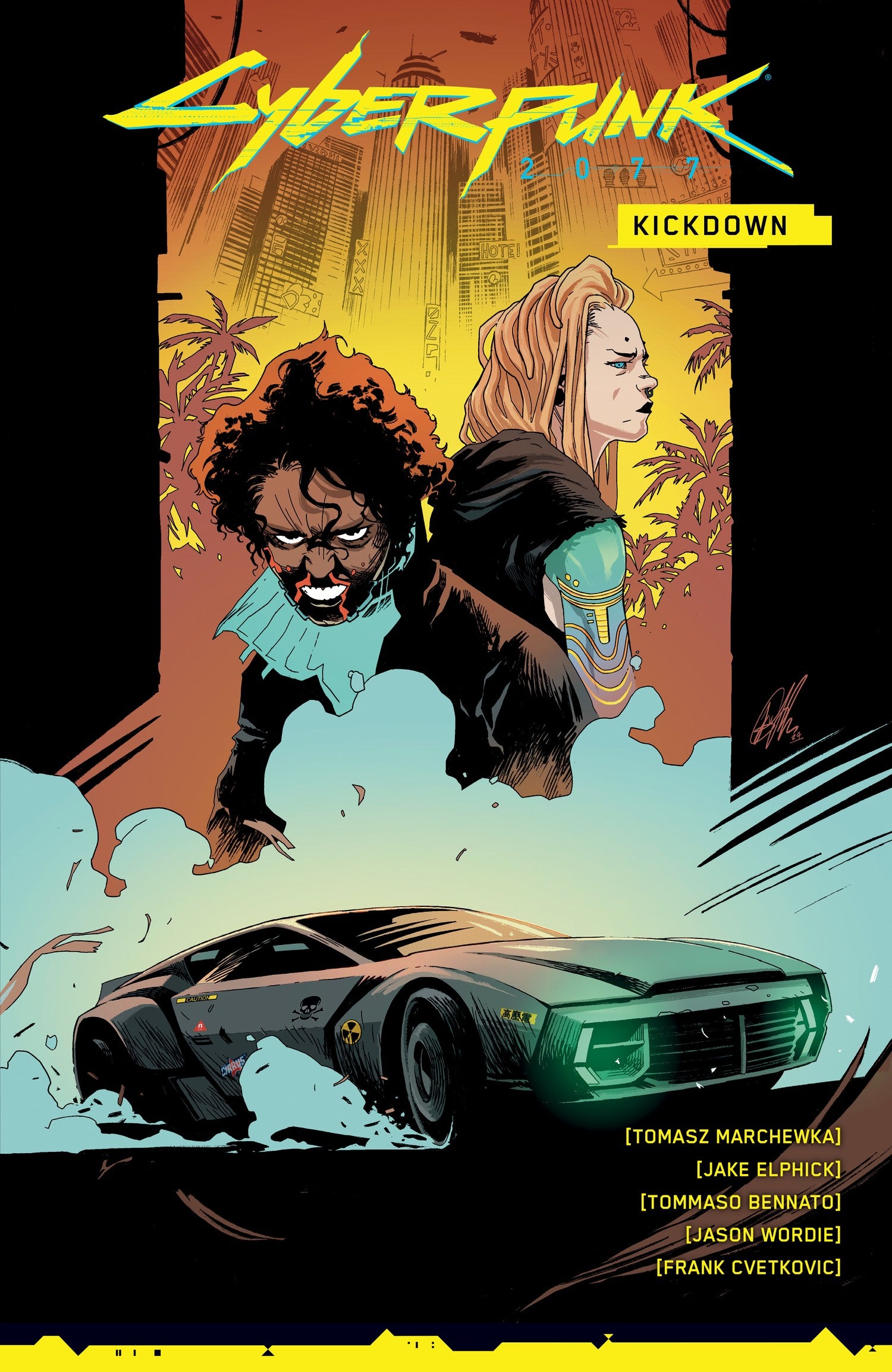 Cyberpunk 2077: Kickdown — manga cover
