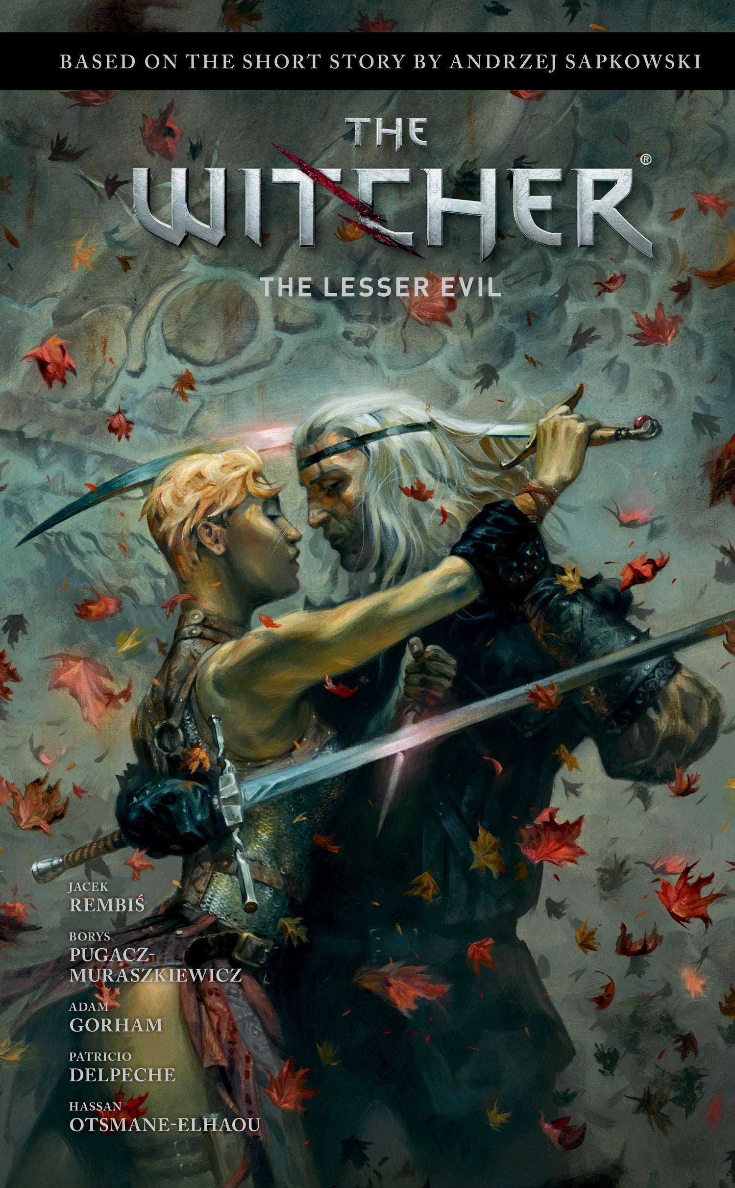 Andrzej Sapkowski's The Witcher: The Lesser Evil — manga cover