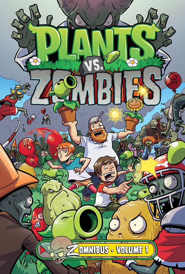 Plants vs. Zombies Zomnibus Volume 1 — manga cover