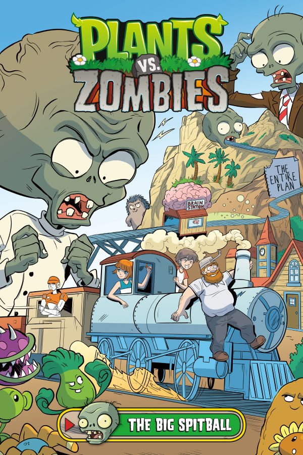 Plants vs. Zombies Volume 24: The Big Spitball — manga cover