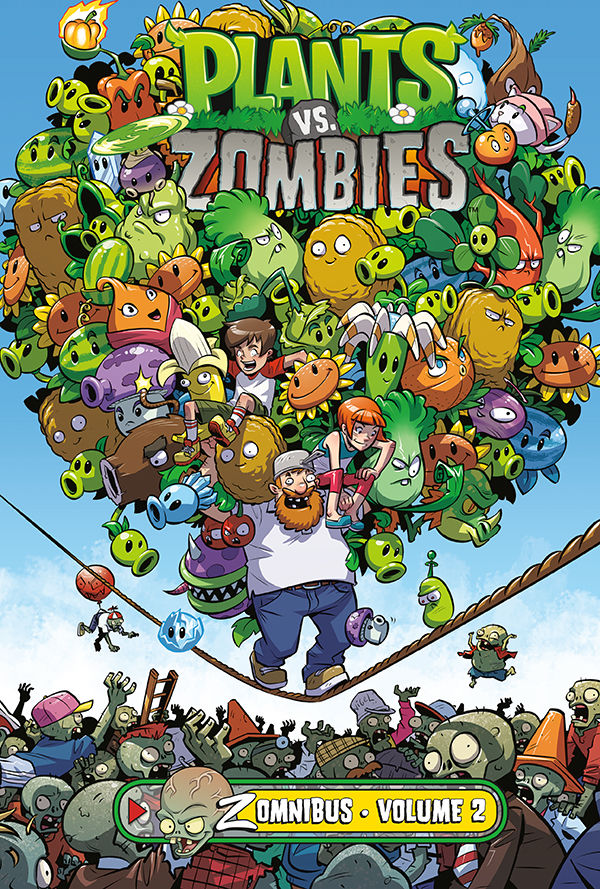 Plants vs. Zombies Zomnibus Volume 2 — manga cover