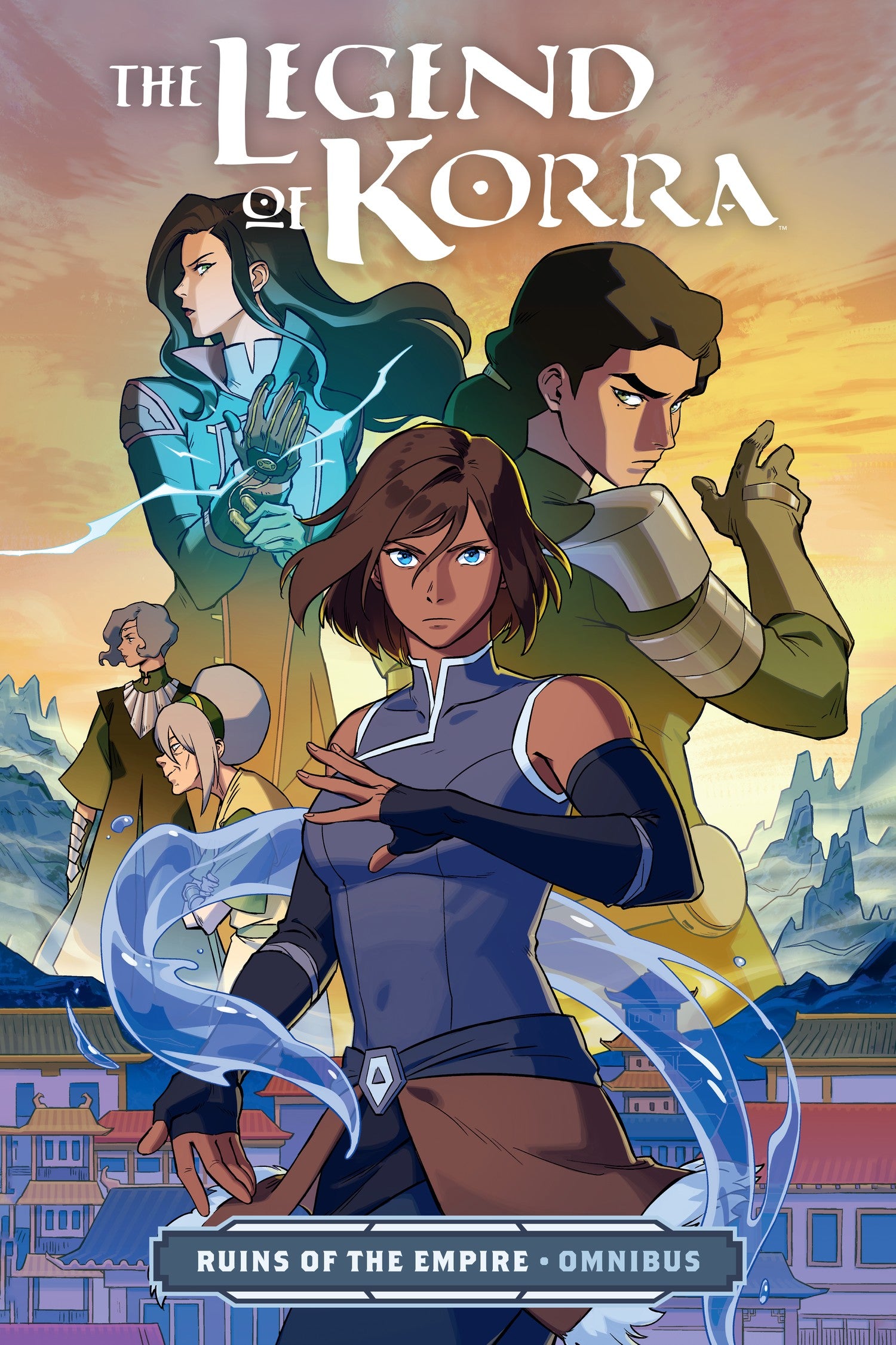 The Legend of Korra: Ruins of the Empire Omnibus — manga cover