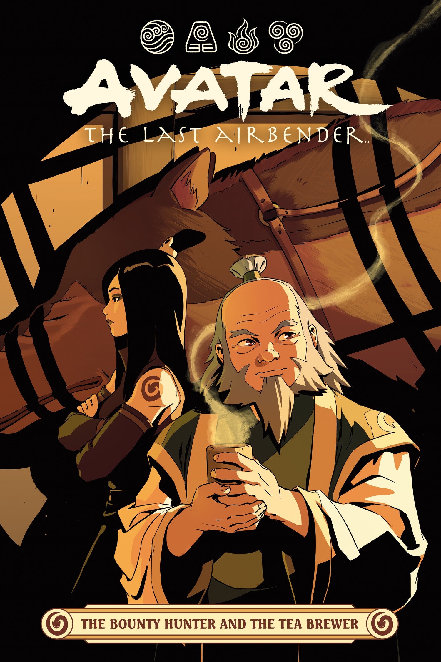 Avatar: The Last Airbender -- The Bounty Hunter and the Tea Brewer — manga cover