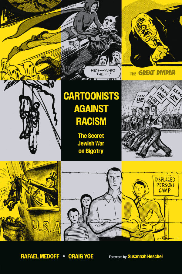 Cartoonists Against Racism: The Secret Jewish War on Bigotry — manga cover