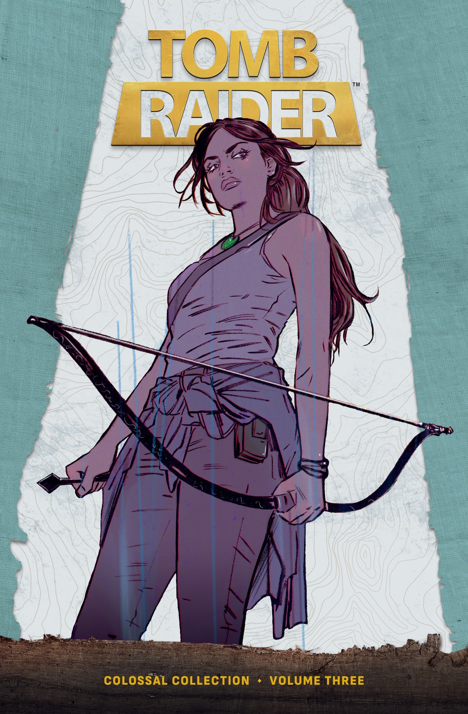 Tomb Raider Colossal Collection Volume 3 — manga cover