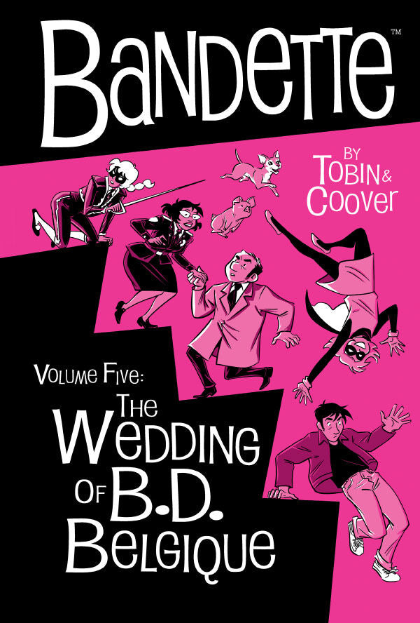 Bandette Volume 5: The Wedding of B.D. Belgique — manga cover