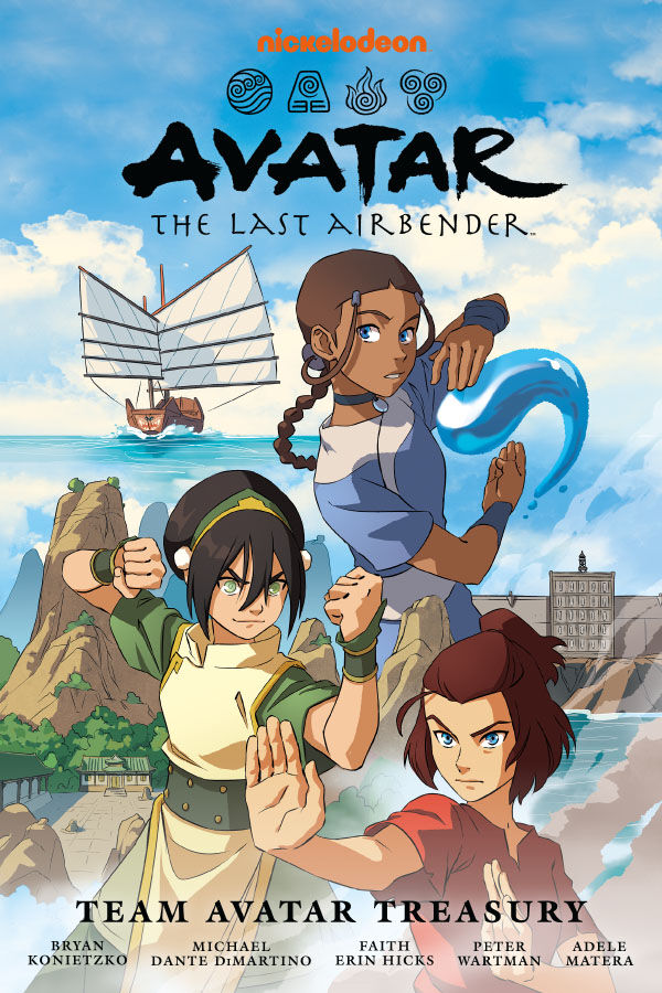 Avatar: The Last Airbender--Team Avatar Treasury Omnibus — manga cover