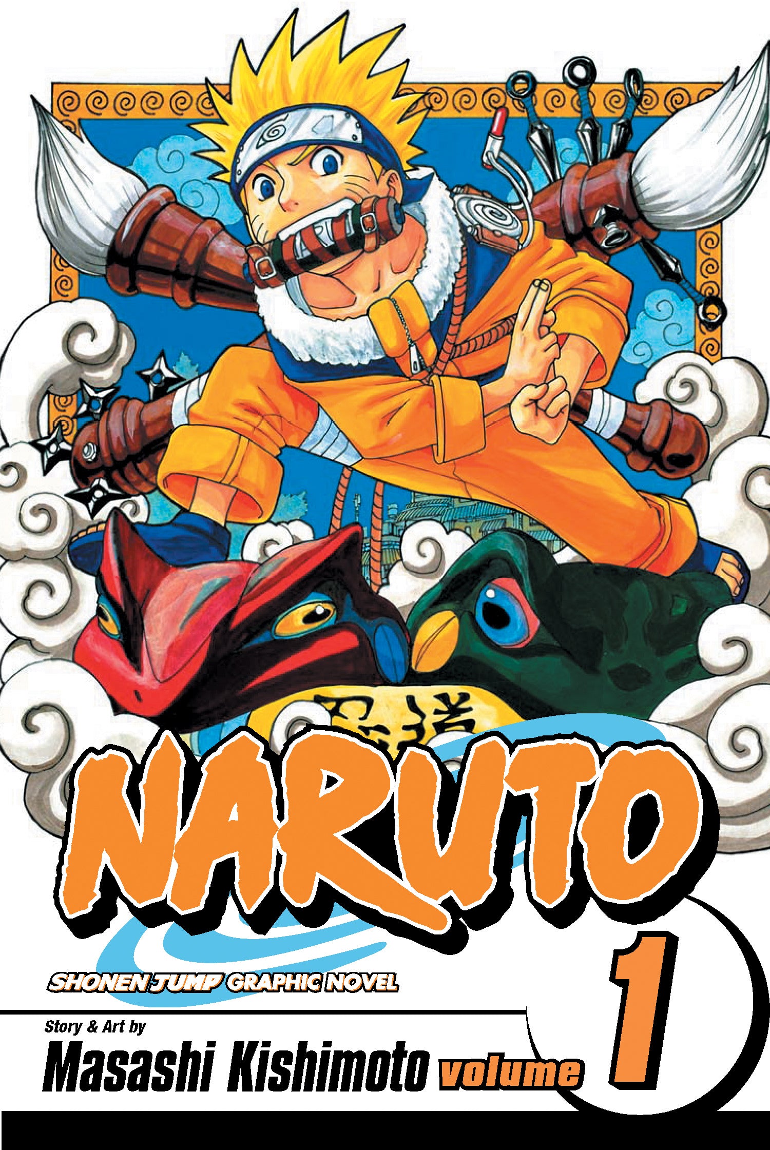 Naruto, Vol. 1 — manga cover