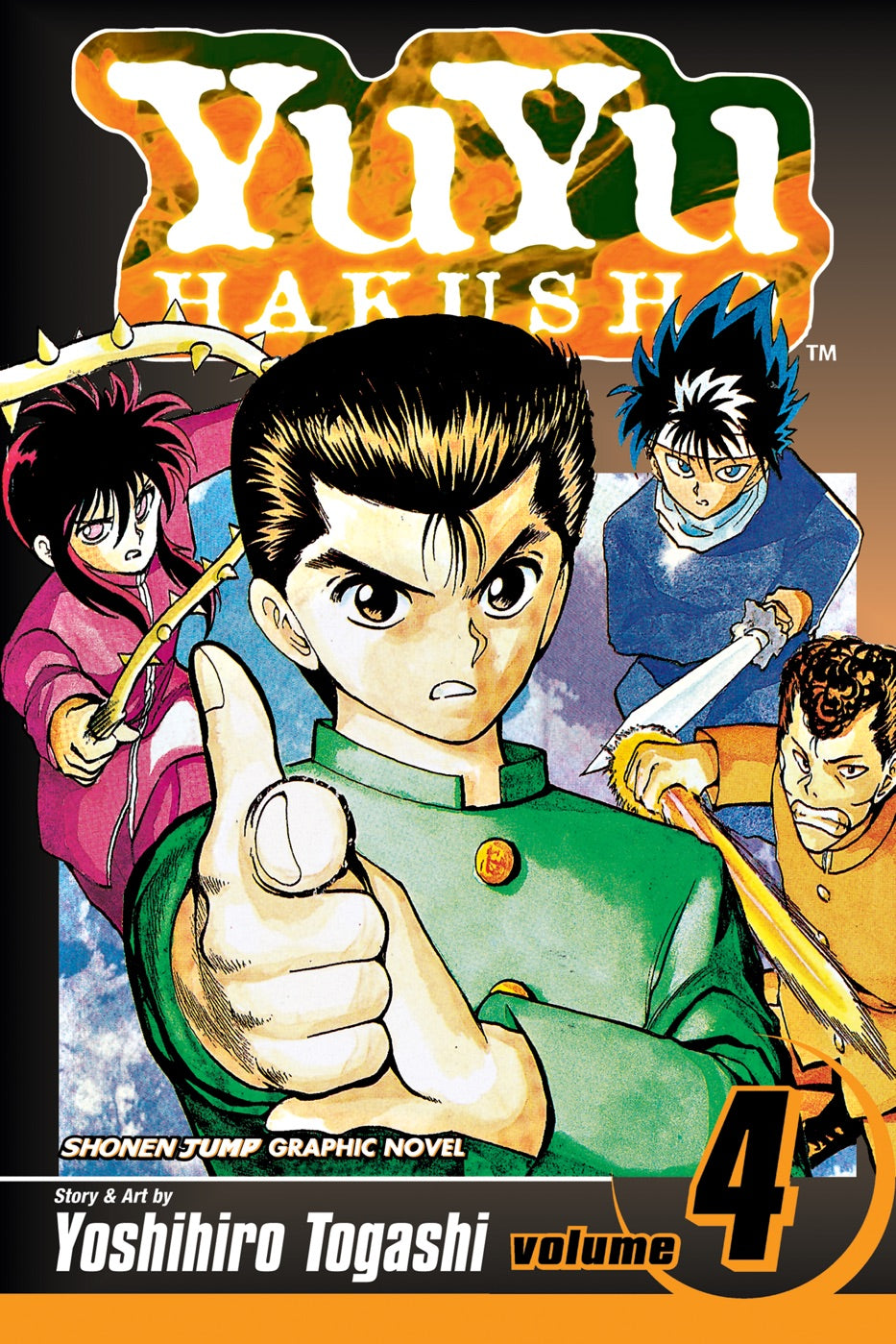 YuYu Hakusho, Vol. 4 — manga cover