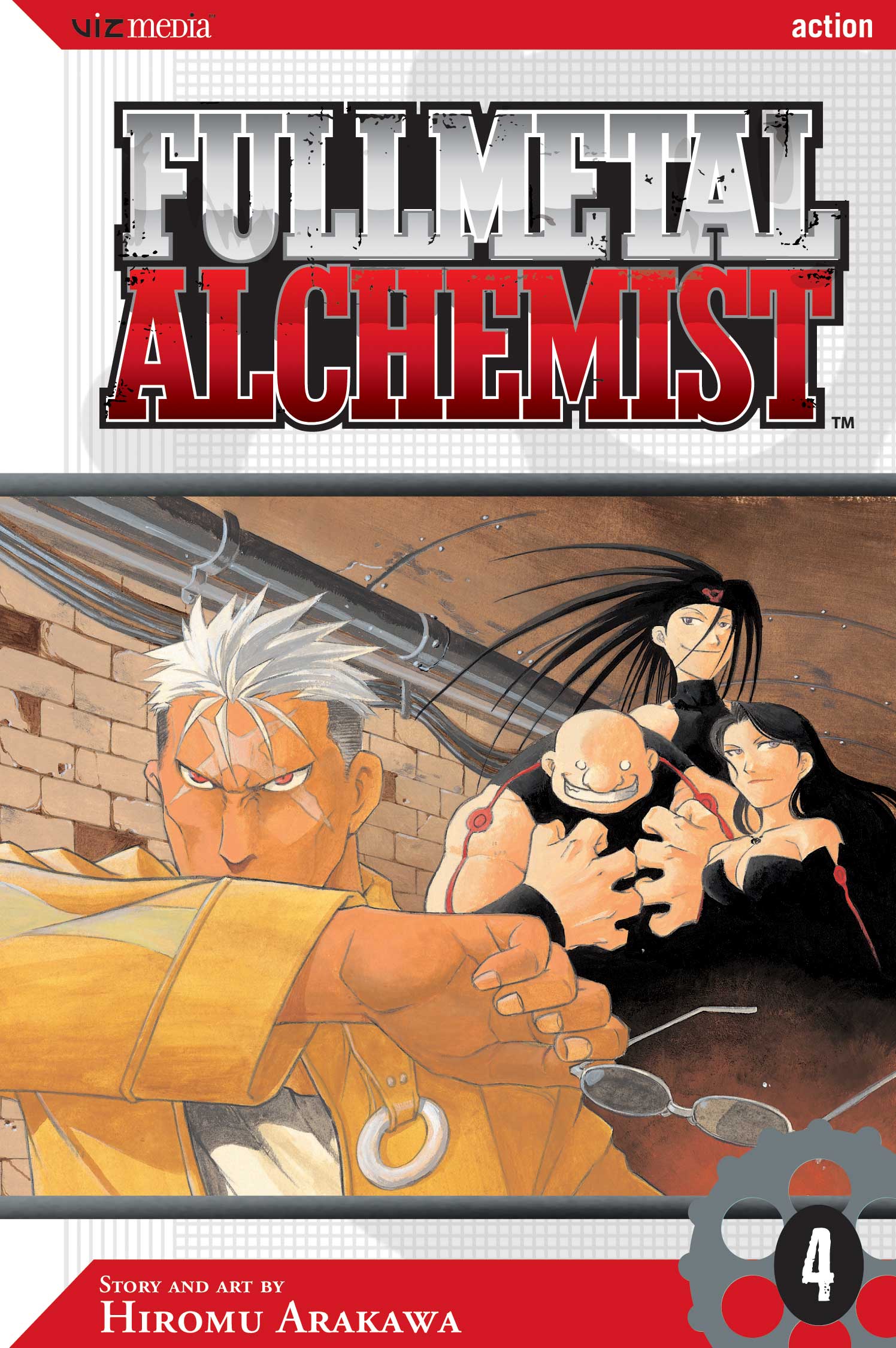 Fullmetal Alchemist, Vol. 4 — manga cover