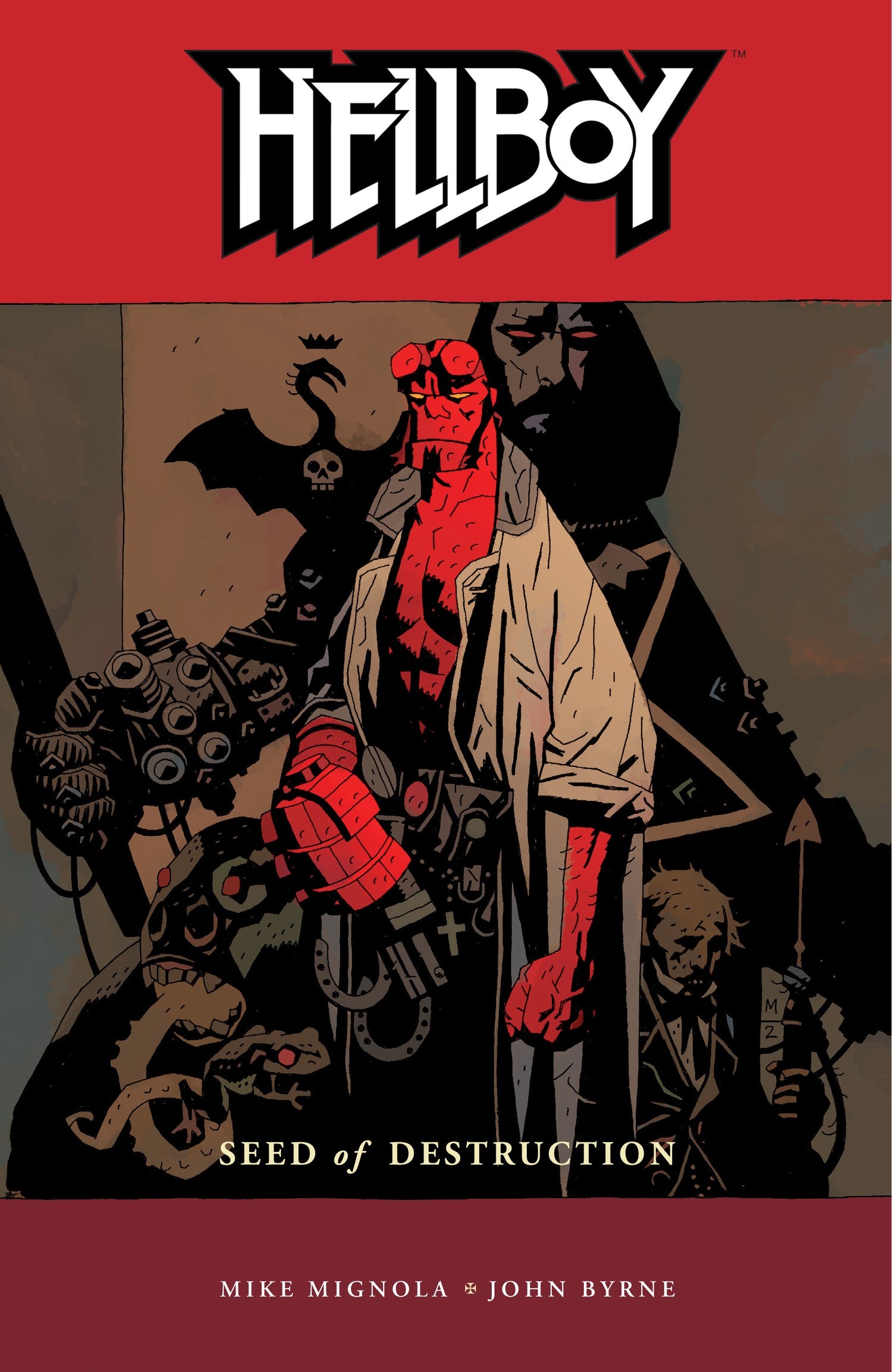 Hellboy Volume 1: Seed of Destruction — manga cover