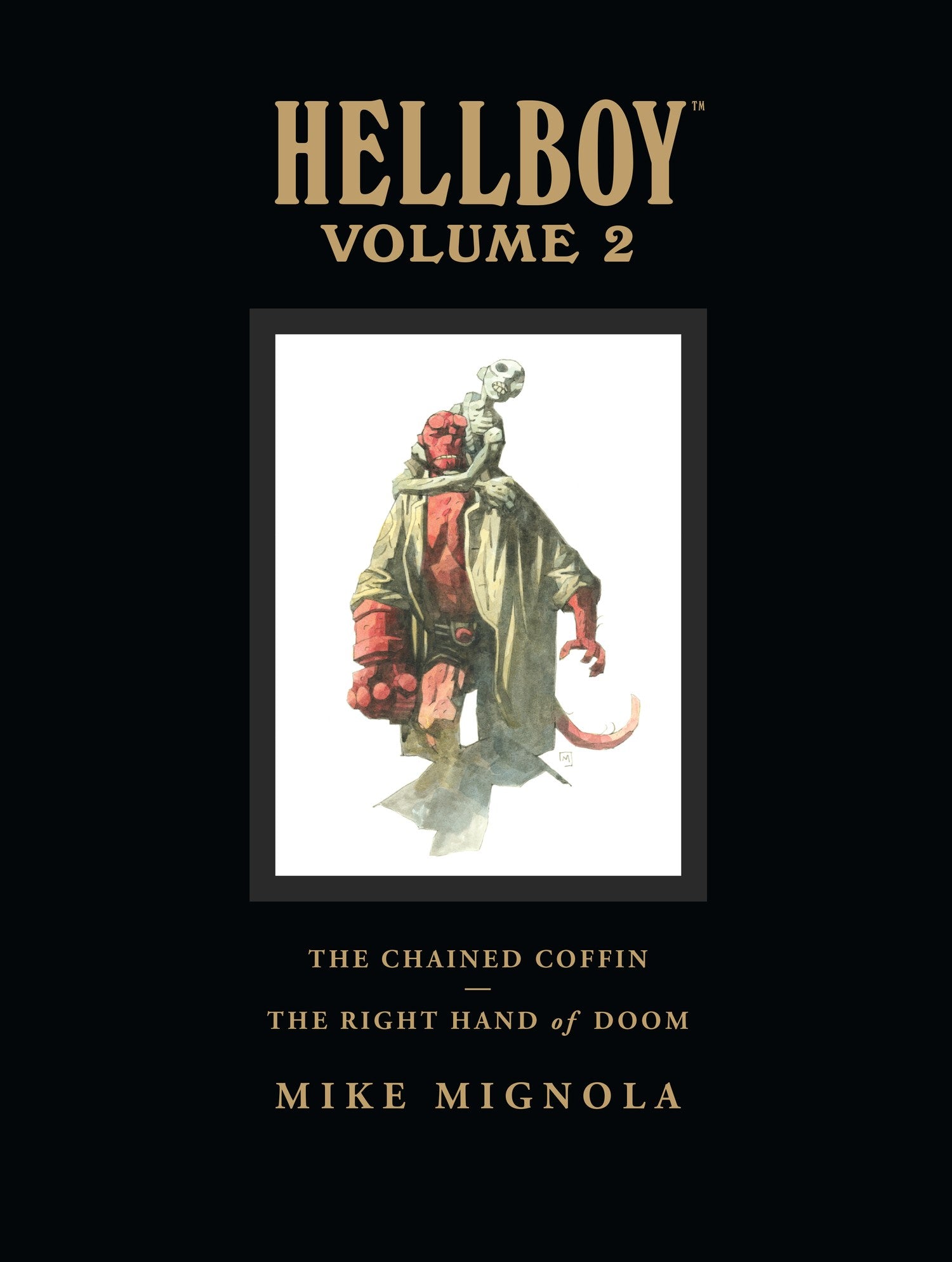 Hellboy Library Volume 2: The Chained Coffin and The Right Hand of Doom — manga cover
