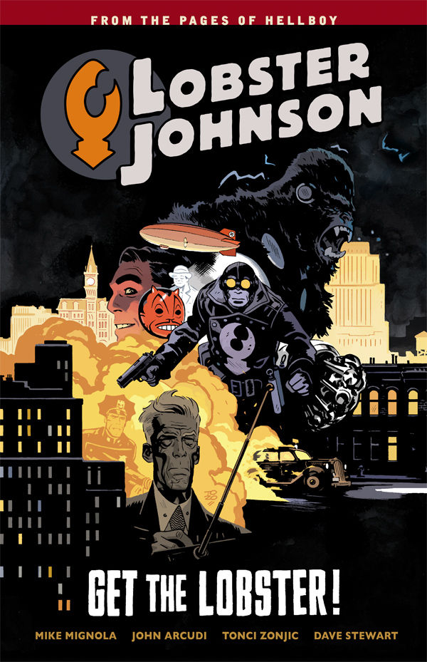 Lobster Johnson Volume 4: Get the Lobster — manga cover