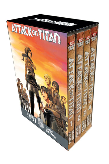 Attack On Titan Season 1 Part 1 Manga Box Set — manga cover