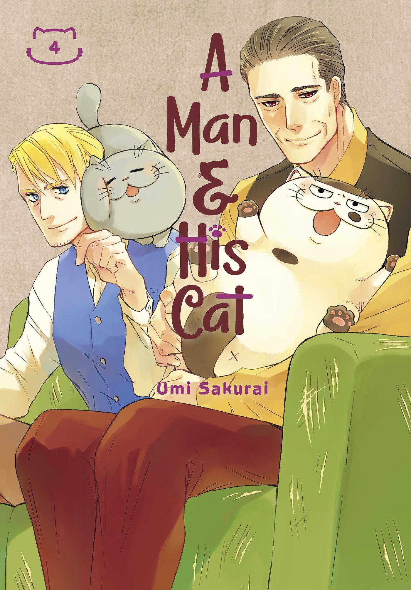 A Man and His Cat 4 — manga cover