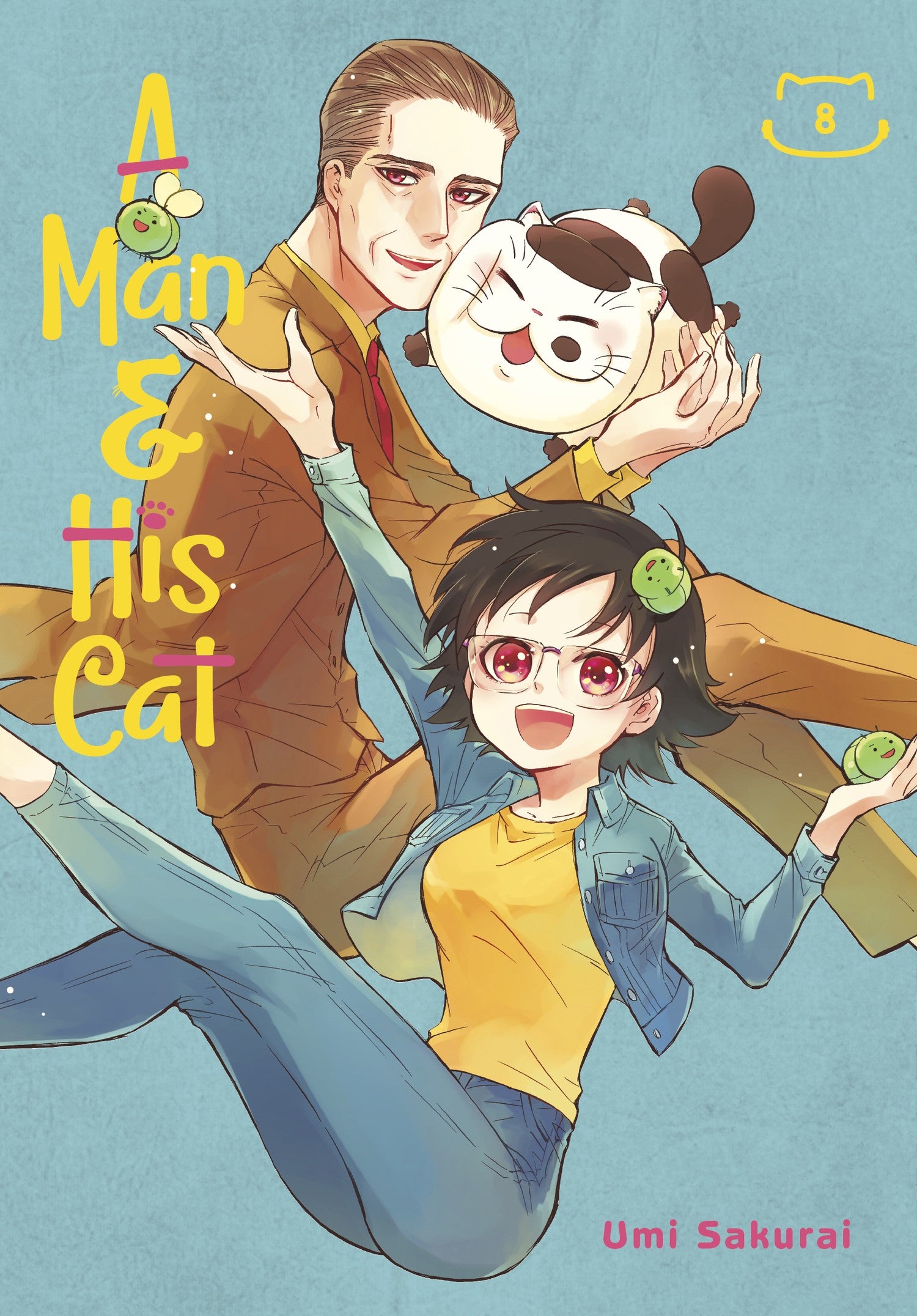 A Man and His Cat 08 — manga cover