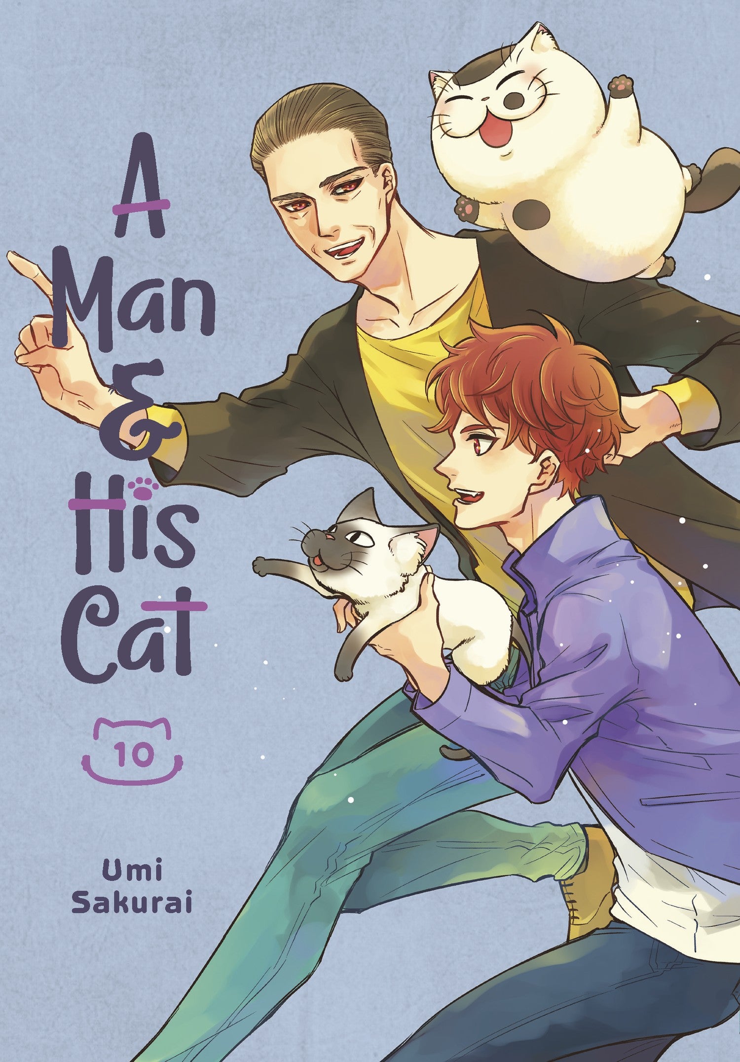 A Man and His Cat 10 — manga cover