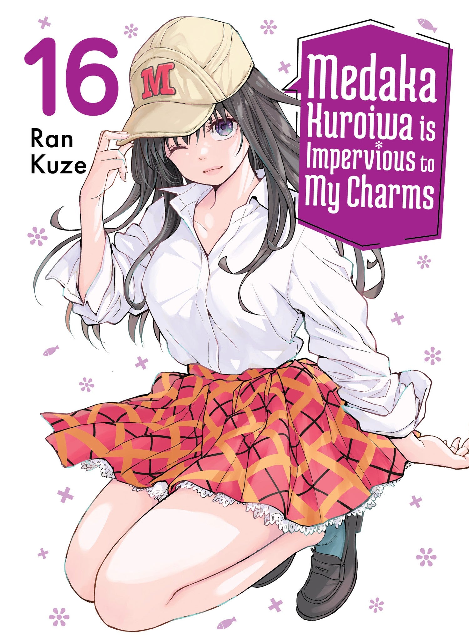 Medaka Kuroiwa Is Impervious to My Charms 16 — manga cover