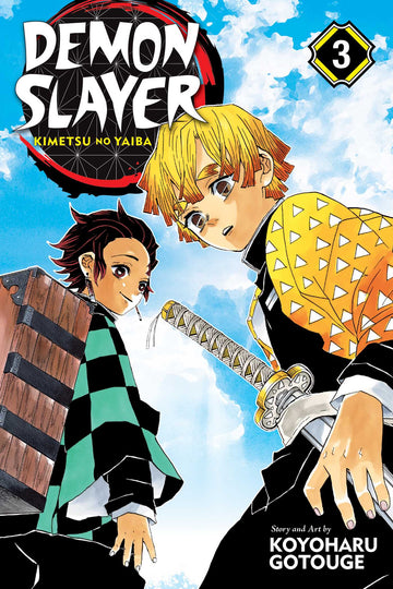 Demon Slayer: Kimetsu no Yaiba, Vol. 3 — manga cover